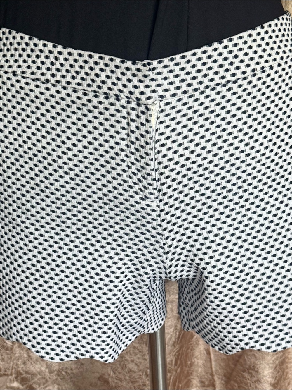 Saint Tropez West White shorts with Grey and Navy design